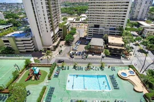 Beautifully Renovated 32Nd Floor Deluxe Ocean View Waikiki Condo Condo Honolulu Exteriér fotografie