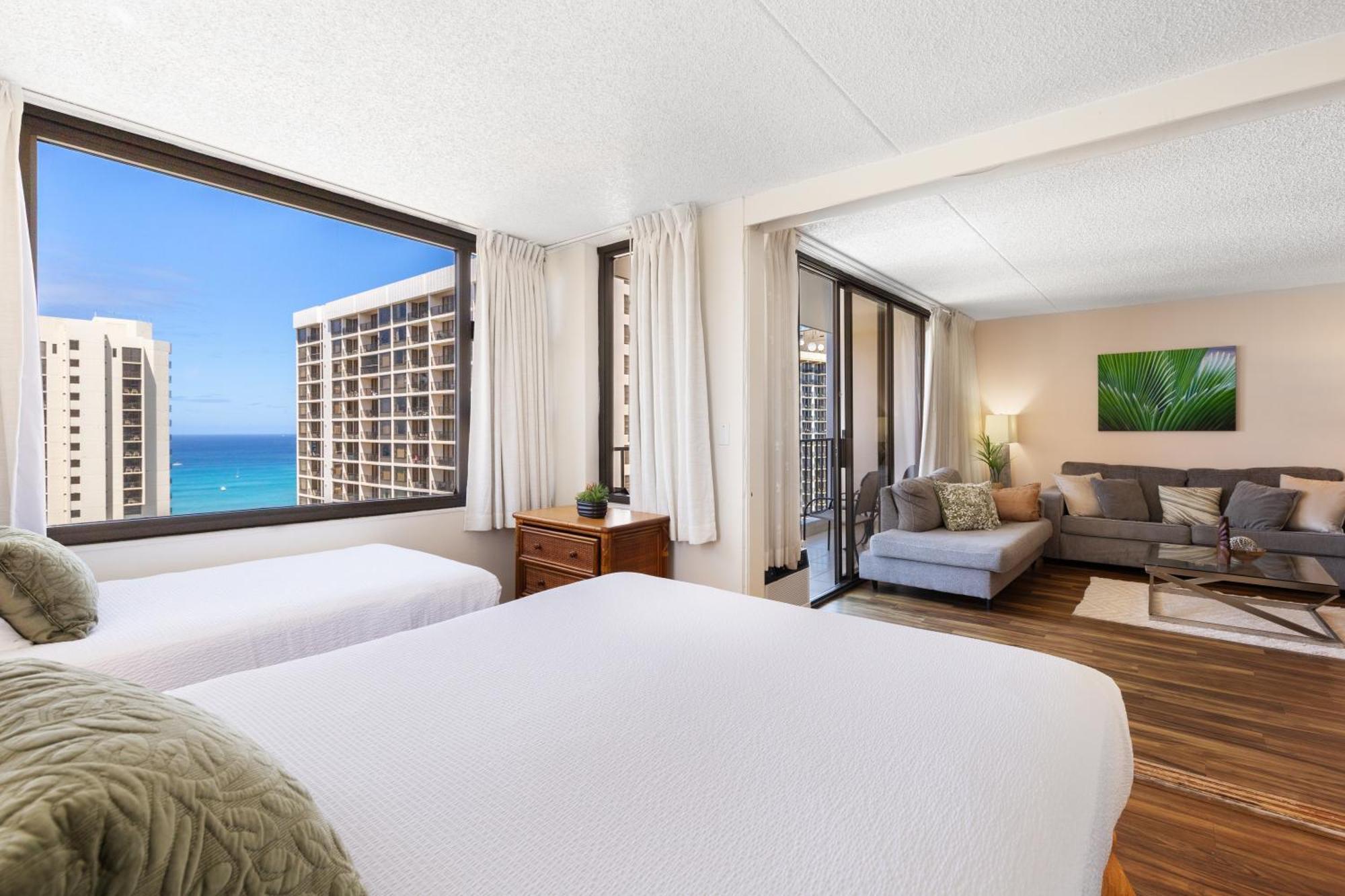 Beautifully Renovated 32Nd Floor Deluxe Ocean View Waikiki Condo Condo Honolulu Exteriér fotografie