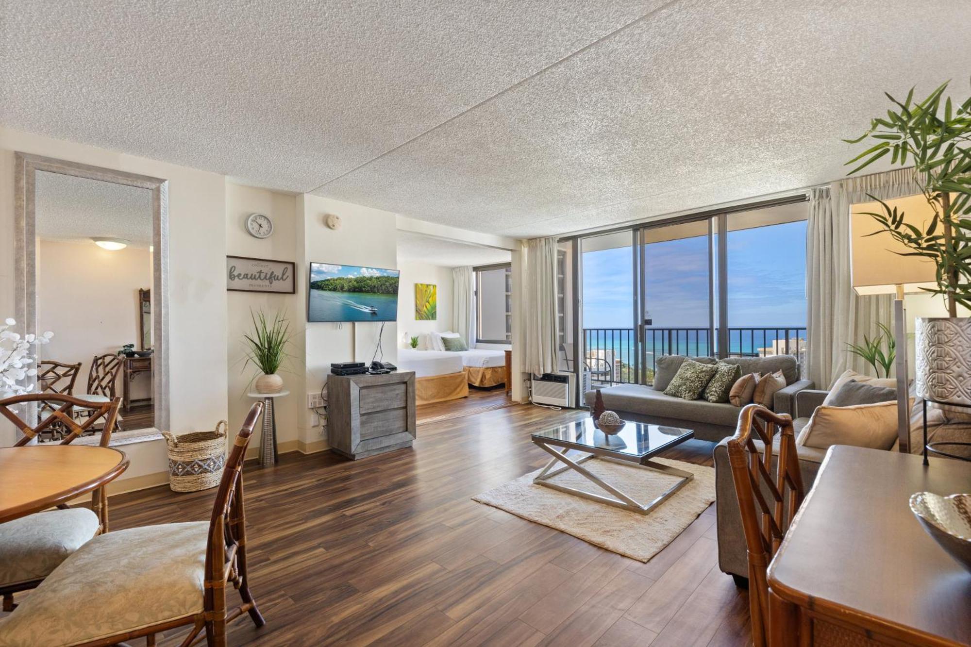 Beautifully Renovated 32Nd Floor Deluxe Ocean View Waikiki Condo Condo Honolulu Exteriér fotografie